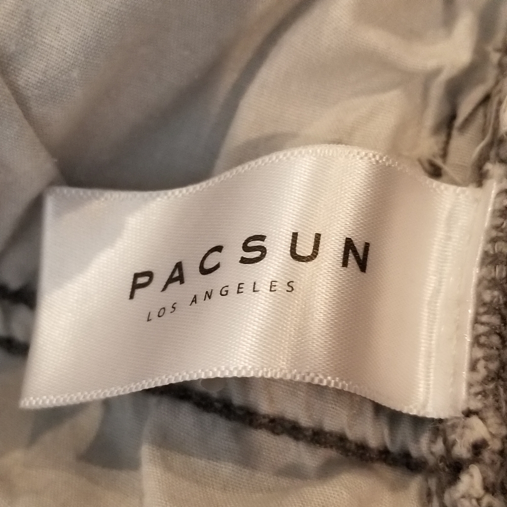 PACSUN Super Stretch Shortie Gray jean Shorts 25 - Picture 14 of 14